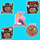 SoSorrySoSalty 5 Sticker Pack 3x3"