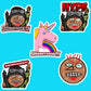 SoSorrySoSalty 5 Sticker Pack 4X4"