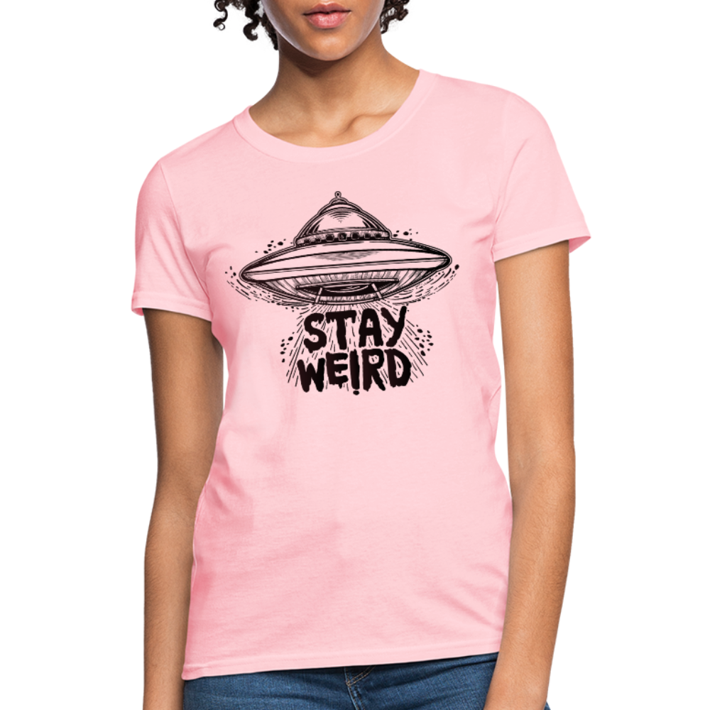 Stay Weird Tee - pink