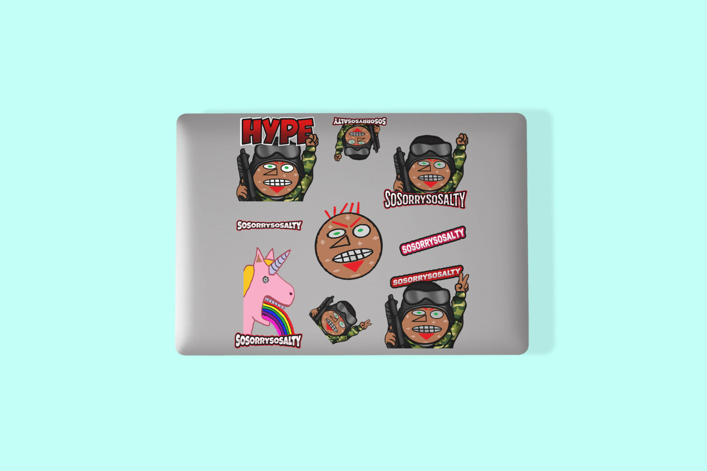 SoSorrySoSalty Classic Sticker Pack